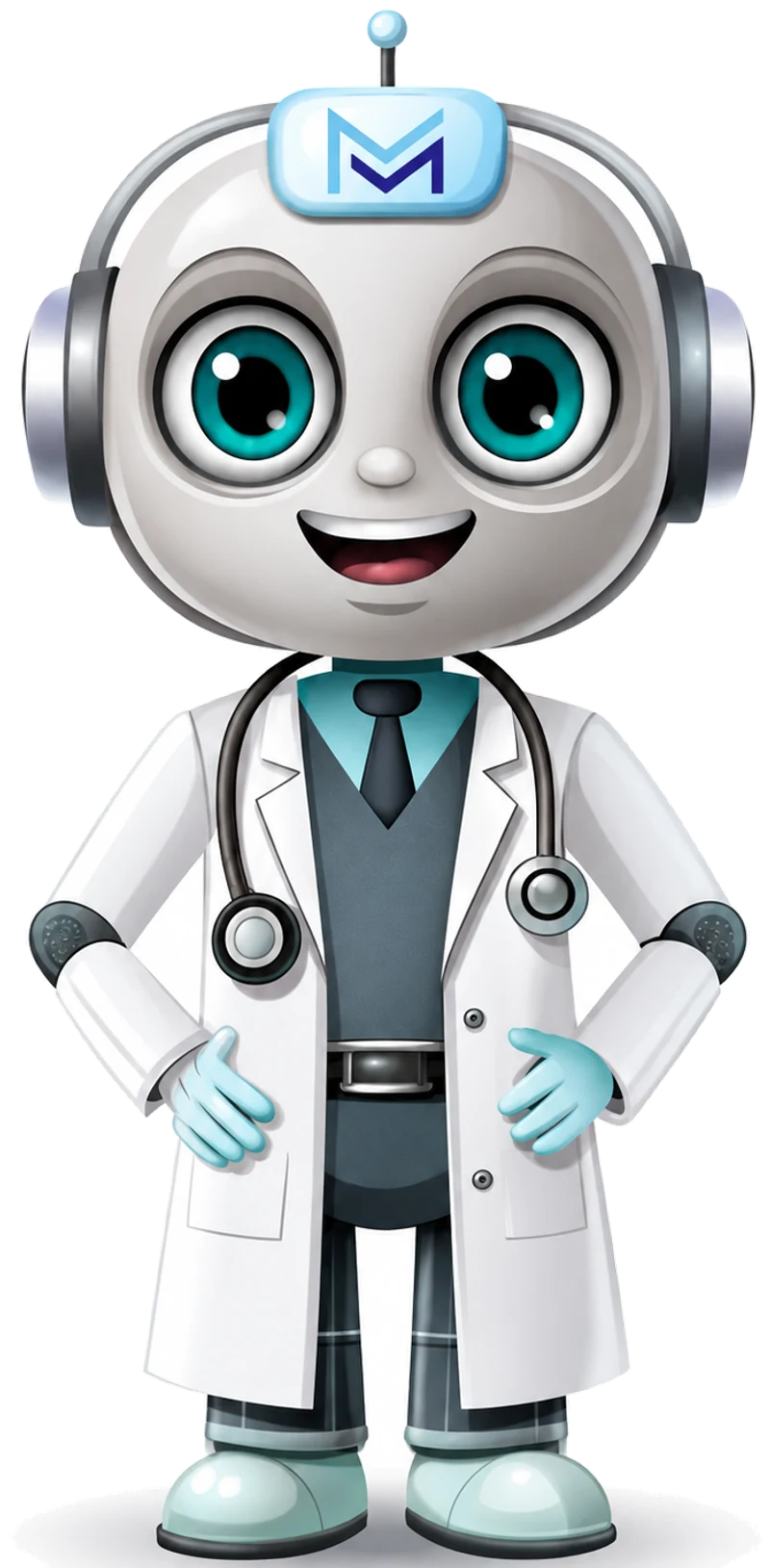 AI Agent Rx™ by MindBotics — robot doctor mascot